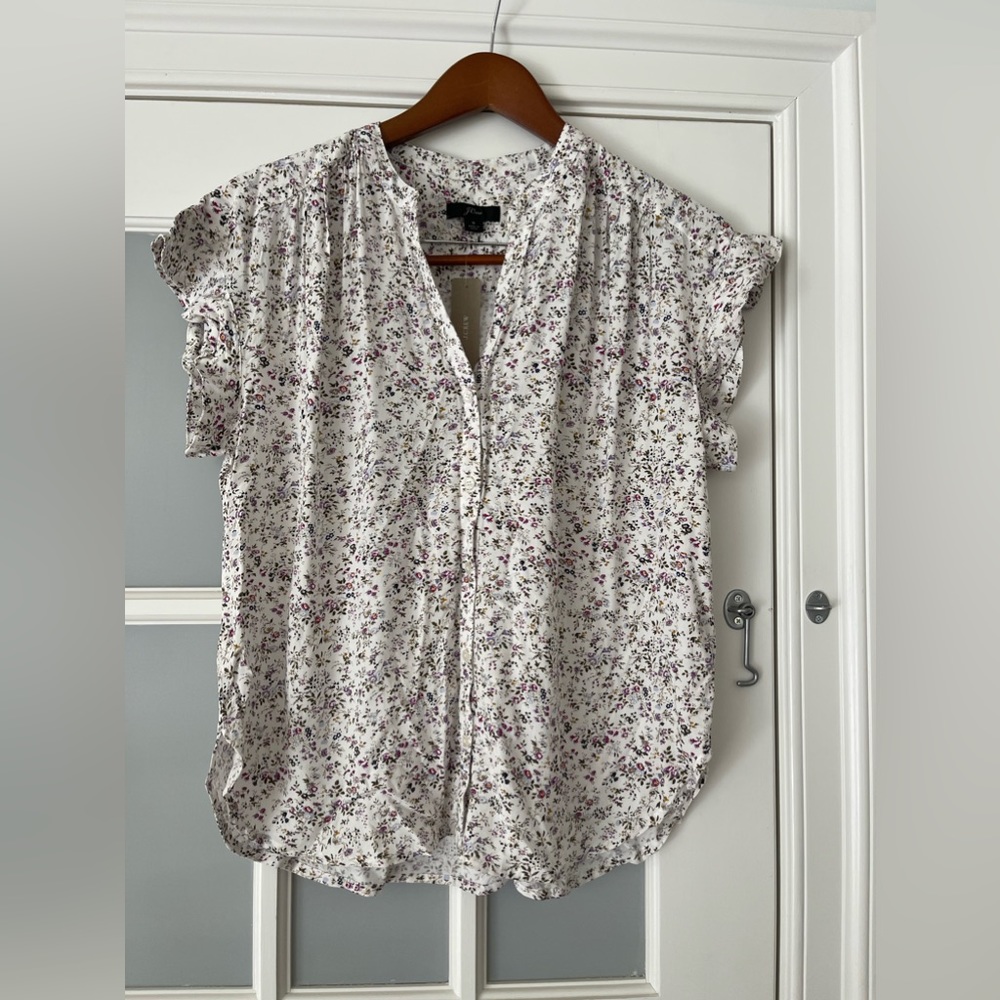 J.Crew floral top *nwt*